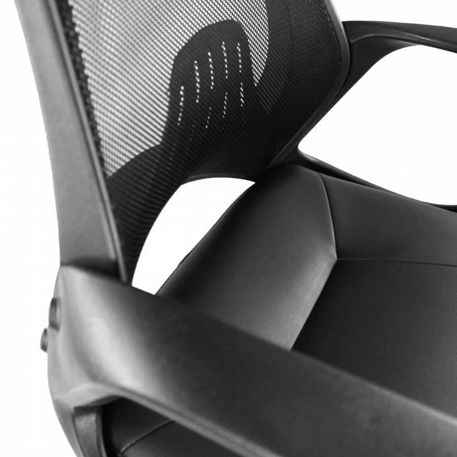 Ascot High Back Mesh Office Chair With Headrest